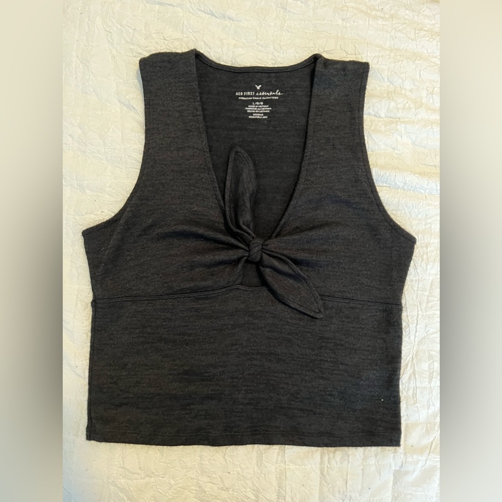 American Eagle Outfitters Black tank top size large